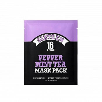 Тканевая маска с экстрактом перечной мяты 16 Mask Pack 5ea 01