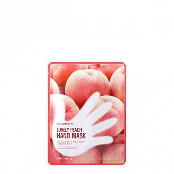 Восстанавливающая маска для рук с экстрактом персика Lovely Peach Hand Mask
