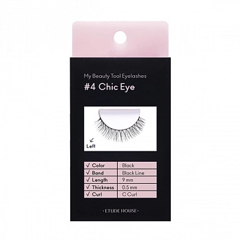 Накладные ресницы 04 My Beauty Tool Eyelashes 04