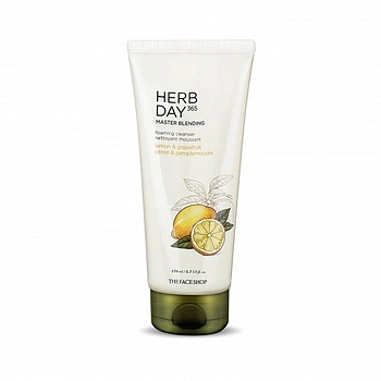Пенка для умывания «Лимон и грейпфрут» Herb Day 365 Master Blending Foaming Cleanser Lemon & Grapefruit