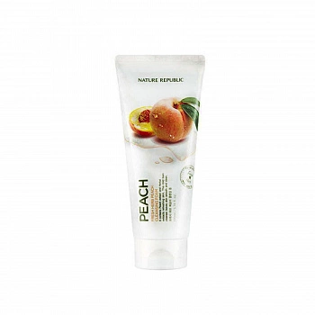 Пенка для умывания с экстрактом персика Fresh Herb Cleansing Foam Peach
