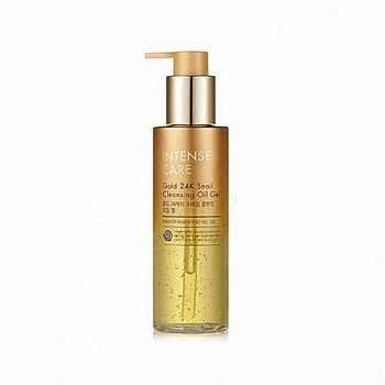 Очищающее масло-гель с экстрактом улиточной слизи Intense Care Gold 24K Snail Cleansing Oil Gel