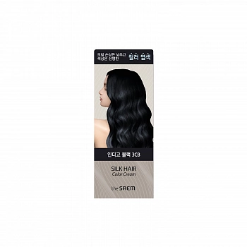Крем-краска 05 Silk Hair Color Cream Indigo Black